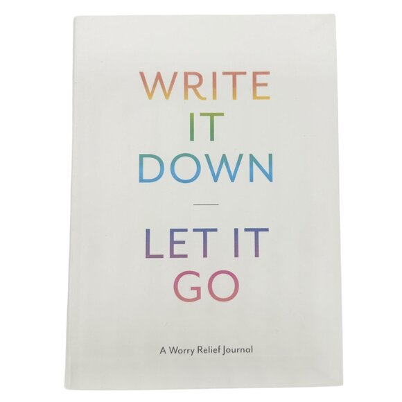 Write It Down Let It Go Worry Relief Journal By Chronicle Books Hardcover - Picture 1 of 10